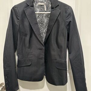 Classiques Entier Charcoal Pinstripe Blazer